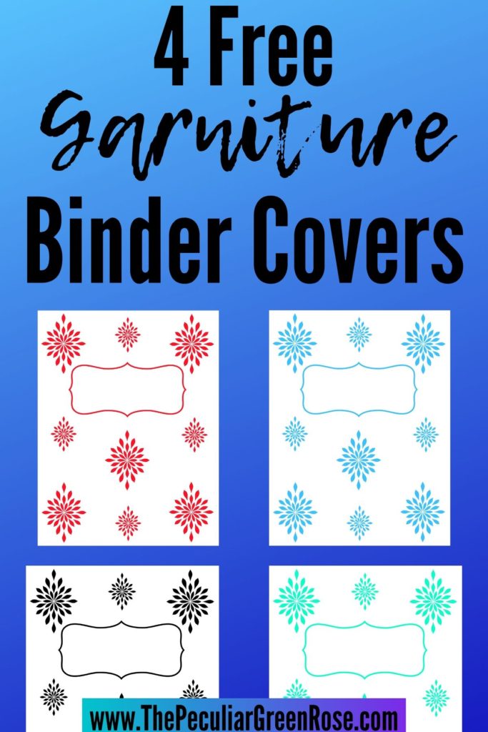 41 Free Printable Binder Covers - The Peculiar Green Rose