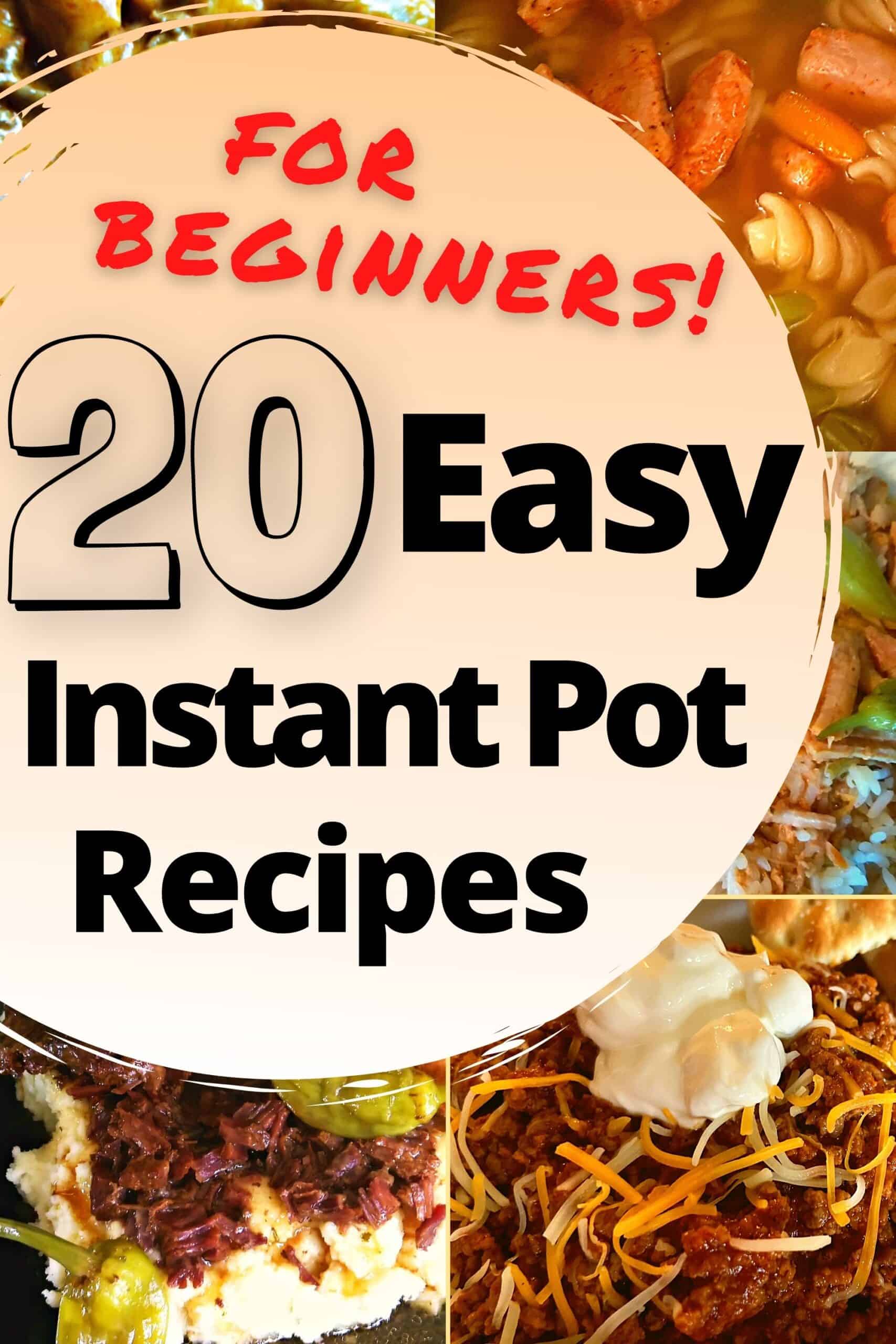 20 Easy Instant Pot Recipes For Beginners - The Peculiar Green Rose