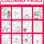 30 Gnome Coloring Pages printed out