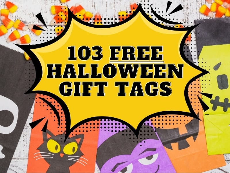 Free Halloween Gift Tags Printable