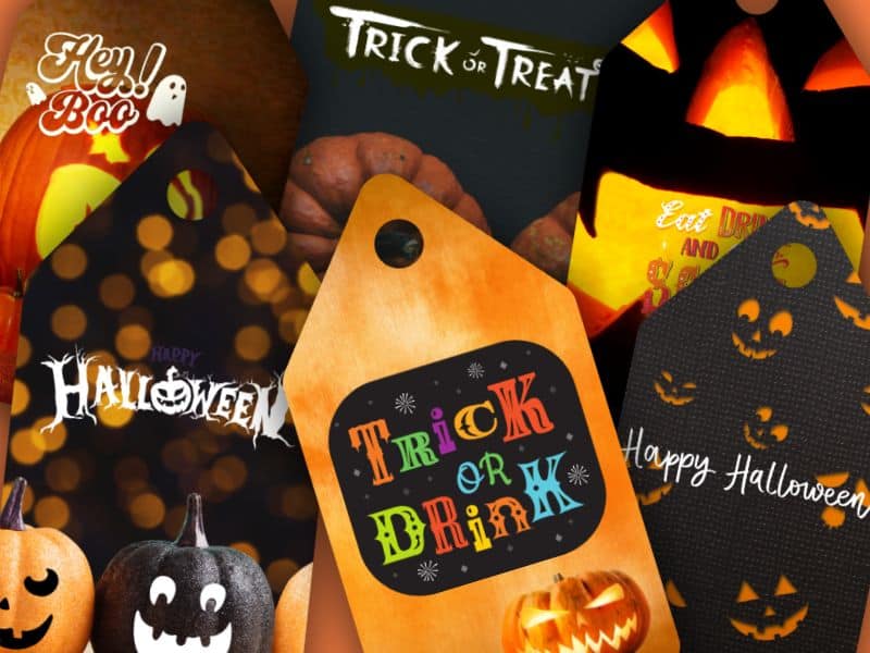 Free Halloween Pumpkin Gift Tags Printable