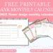 Free Blank Monthly Calendar