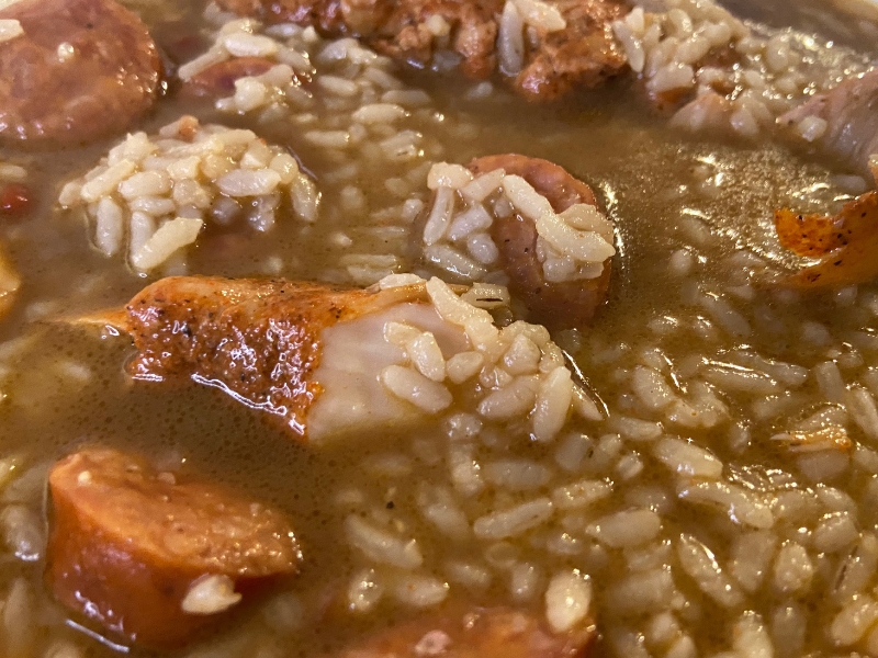 Bowl of Chicken and Sausage Gumbo